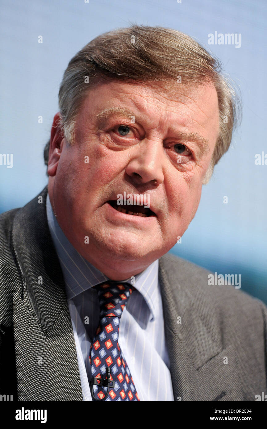 Kenneth Clarke besucht die konservativen Konferenz in Manchester, 6. Oktober 2009. Stockfoto