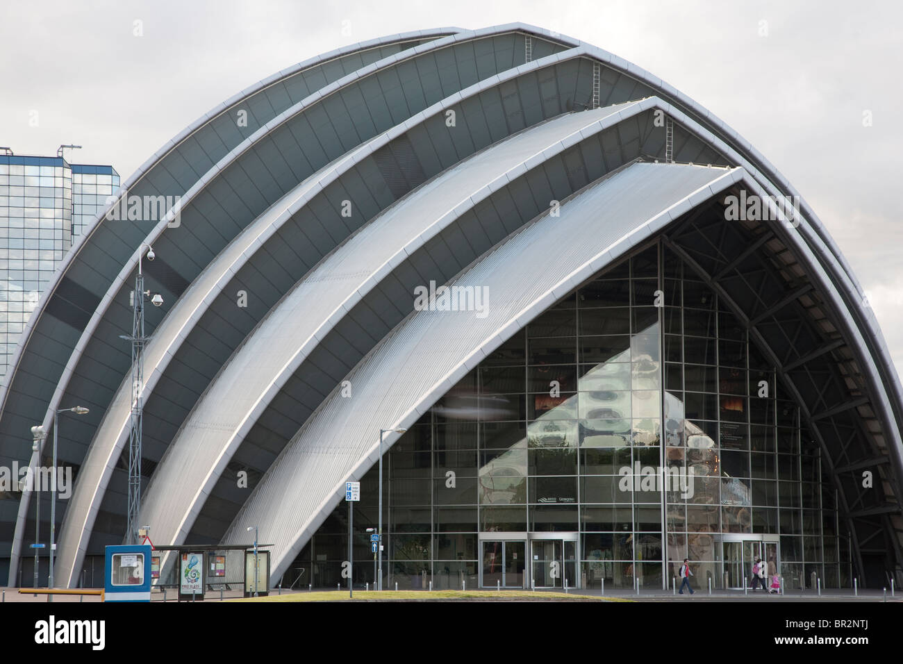 Clyde Auditorium, das Gürteltier, die Bestandteil der Scottish Exhibition and Conference Centre, SECC, Glasgow Stockfoto