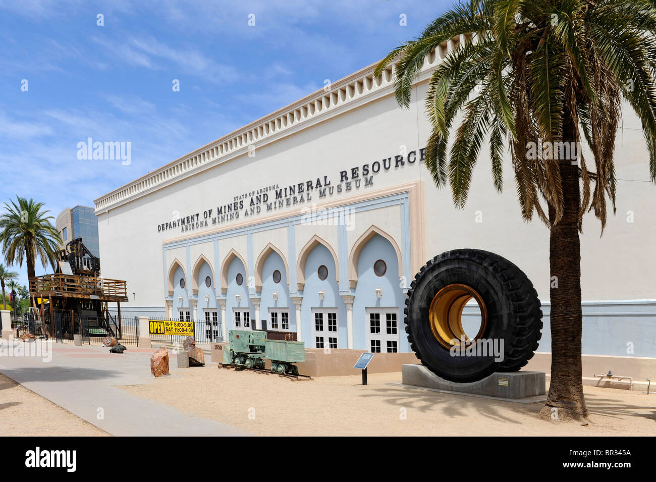 Abteilung für Bergbau und Mineral Resources Building Phoenix Arizona Stockfoto