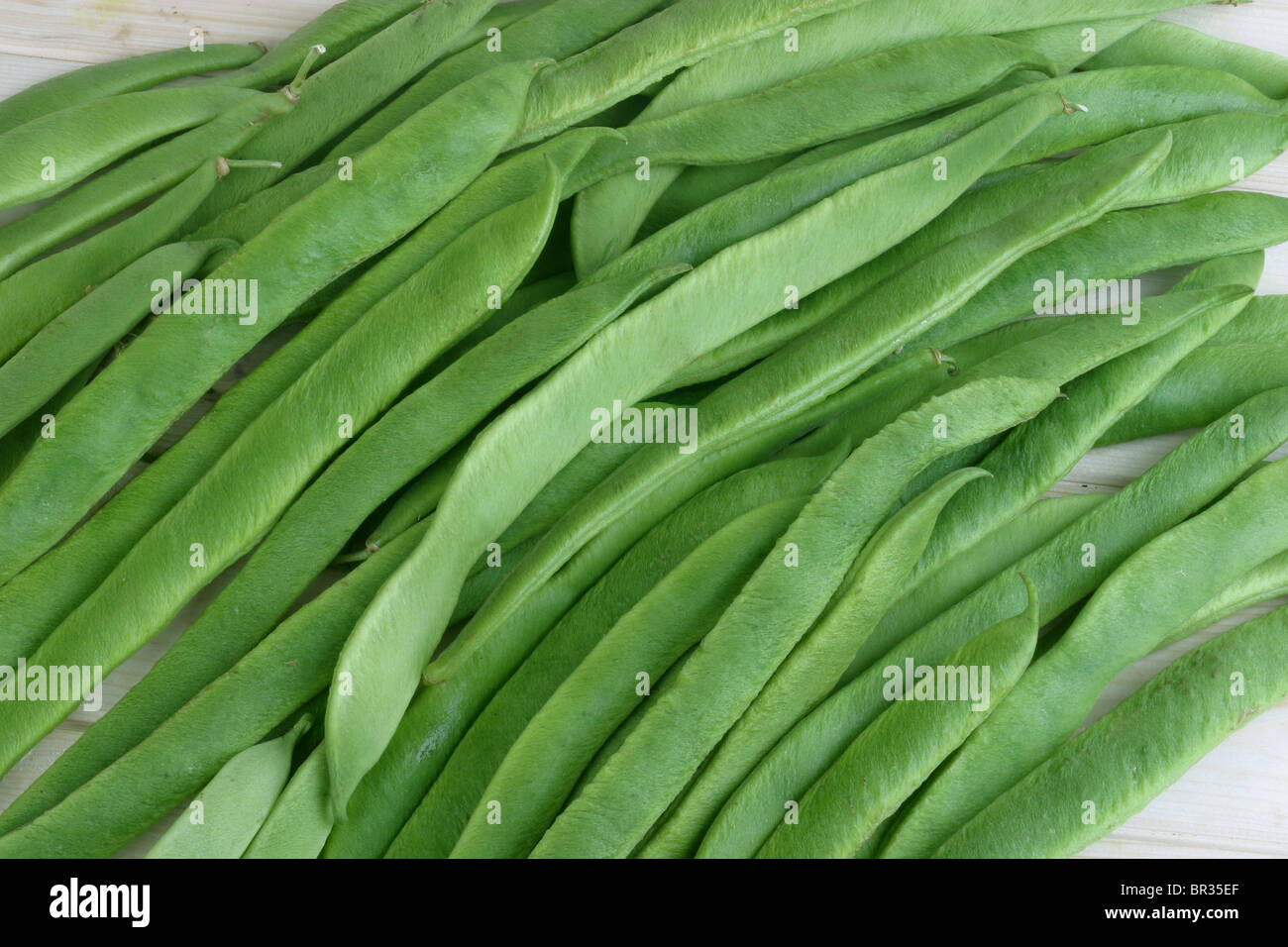 Schnittbohnen Stockfoto