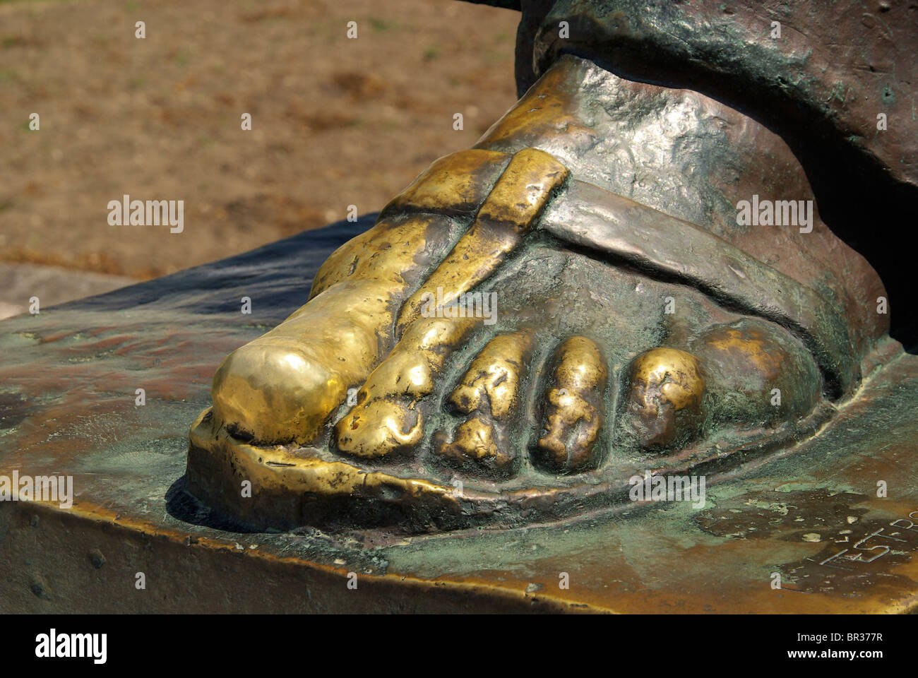 Grgur Ninski Statue 05 Stockfoto