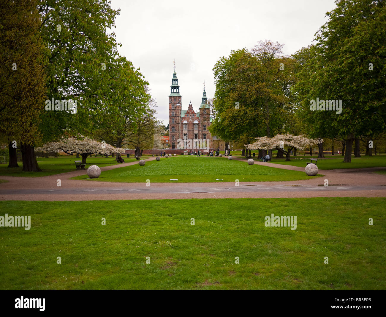 Schloss Rosenborg Kopenhagen Dänemark Stockfoto