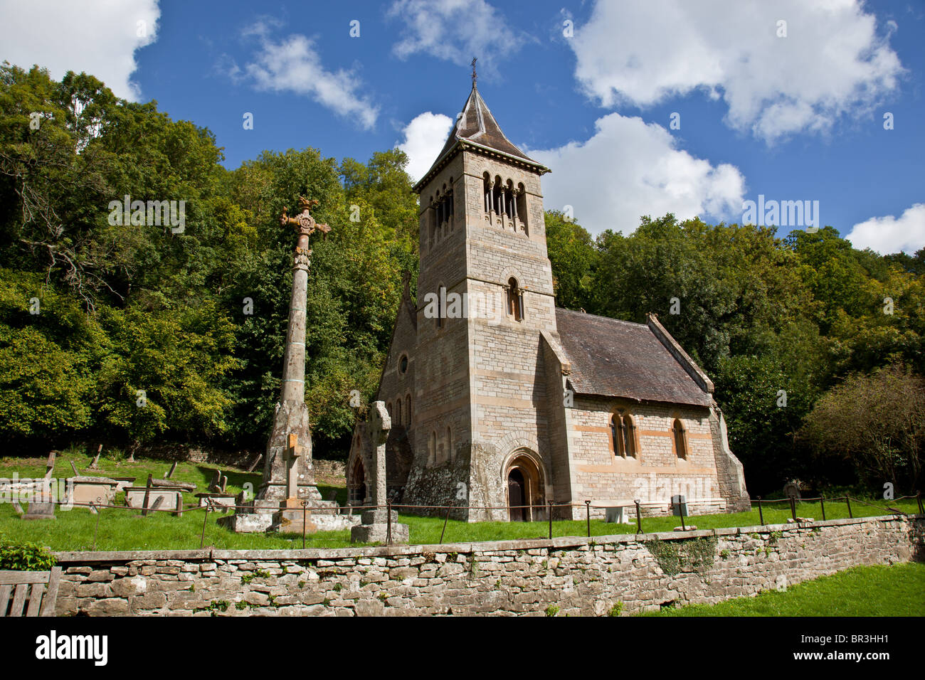 St Margarets Kirche, Welsh Bicknor, Herefordshire Stockfoto