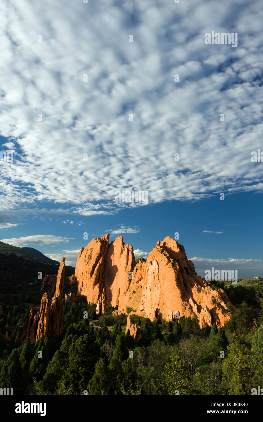Garten der Götter Landschaft - Colorado Springs, Colorado USA Stockfoto