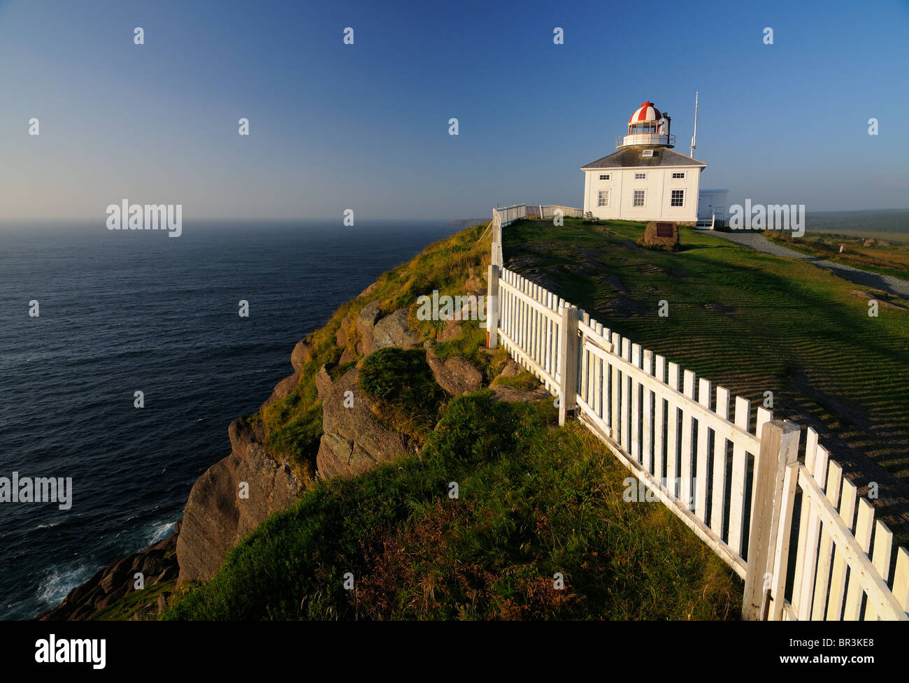 Die östlichste Cape Spear Lighthouse Point In Nordamerika eine National Historic Site In Kanada, der älteste Leuchtturm In Kanada Stockfoto