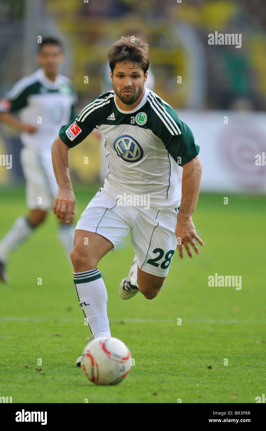 Diego, VfL Wolfsburg deutsche Bundesliga Spiel Borussia Dortmund gegen VfL Wolfsburg Stockfoto