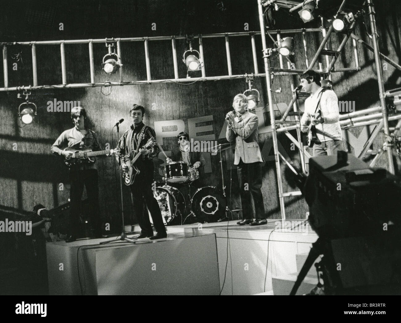 DIE Aktion UK-pop-Gruppe auf Ready, Steady, Go ca. 1965 Stockfoto