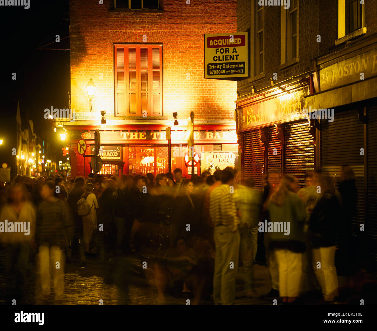 Dublin, Co. Dublin, Irland; Straßenszenen In Temple Bar Stockfoto