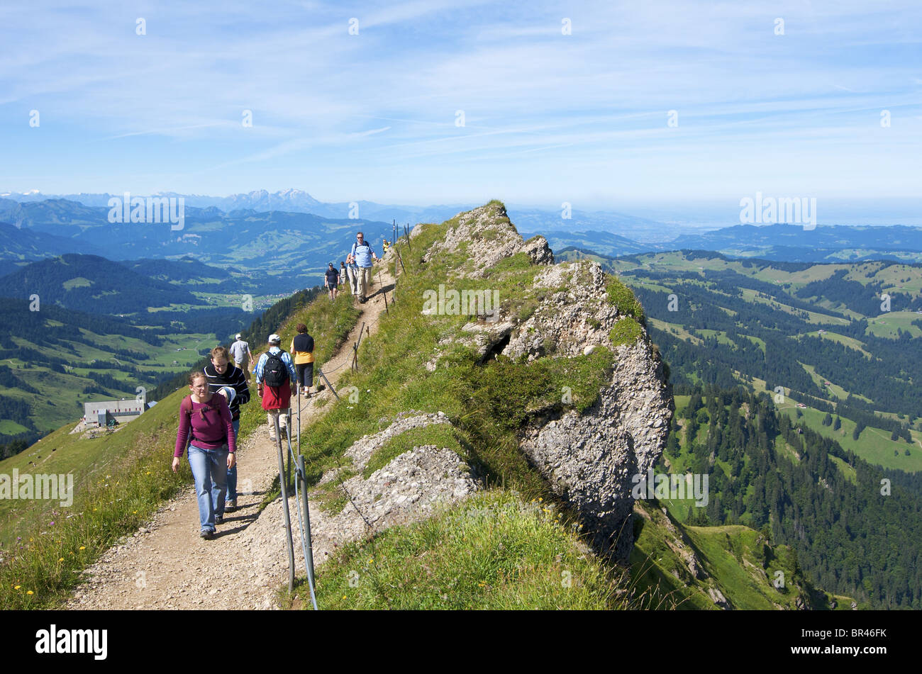 Hochgrat bei Oberstaufen, Allgäu-Alpen, Bayern, Deutschland, Europa ...