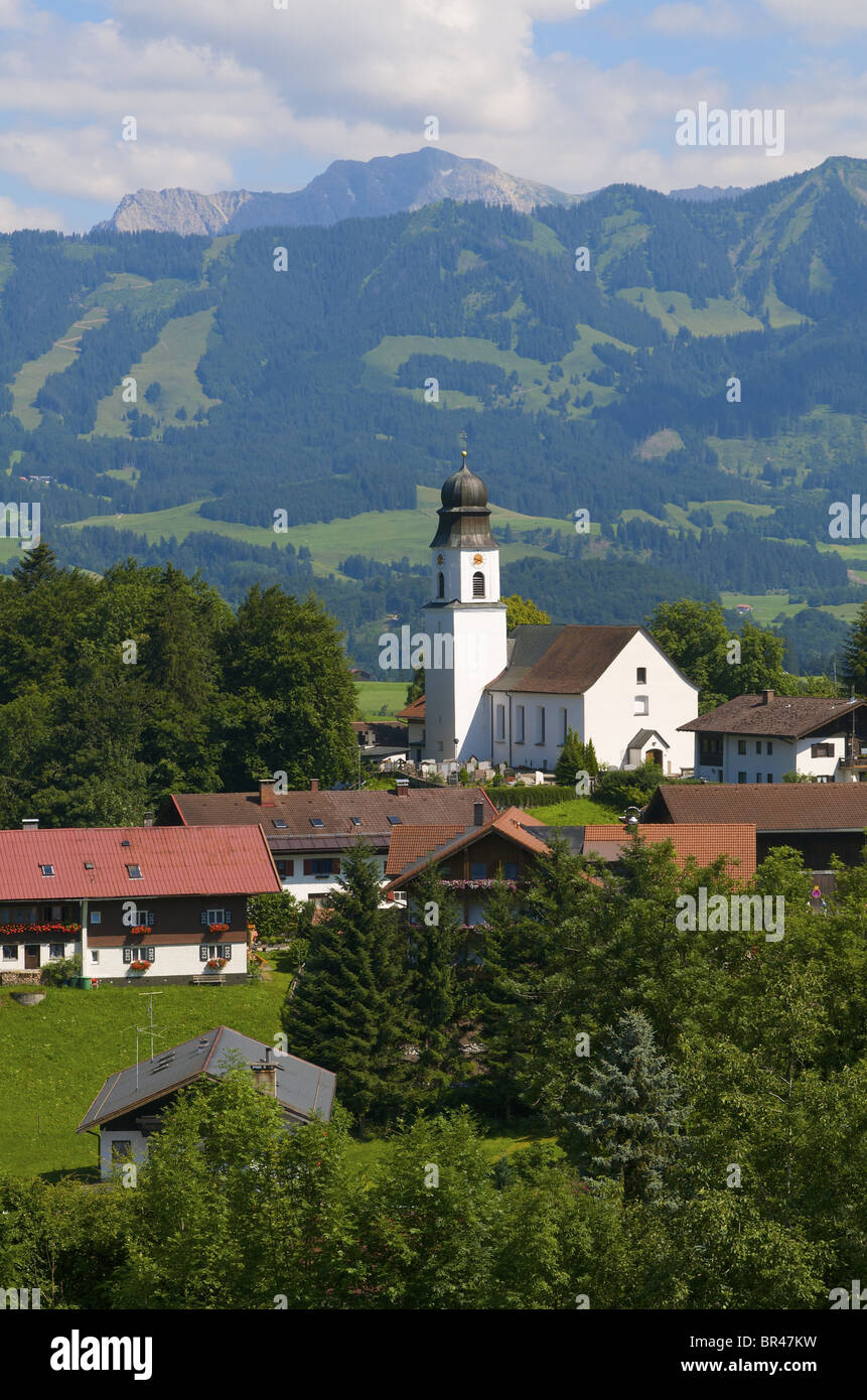 Ofterschwang, Allgäu, Bayern, Deutschland, Europa Stockfoto