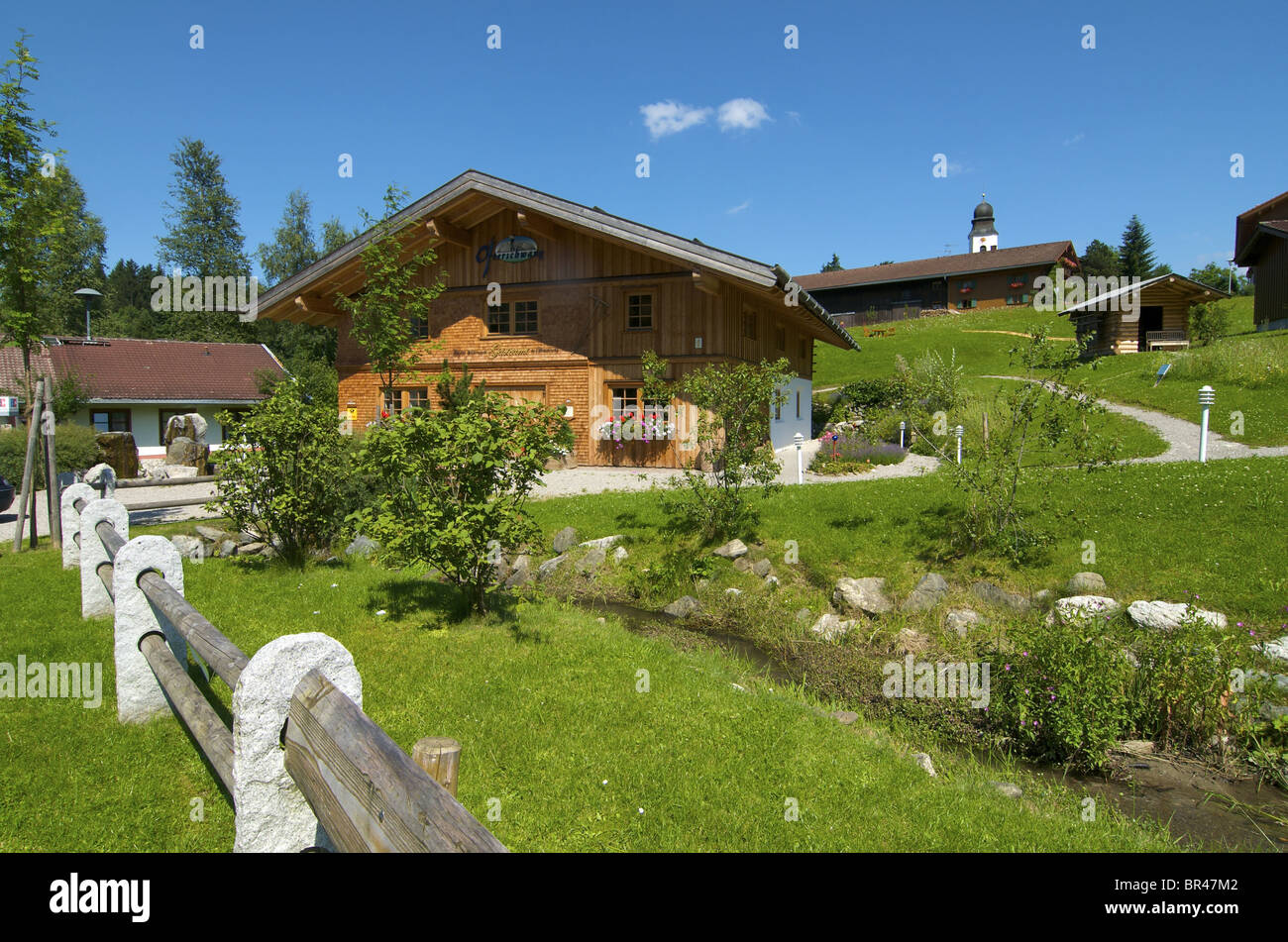 Ofterschwang, Allgäu, Bayern, Deutschland, Europa Stockfoto