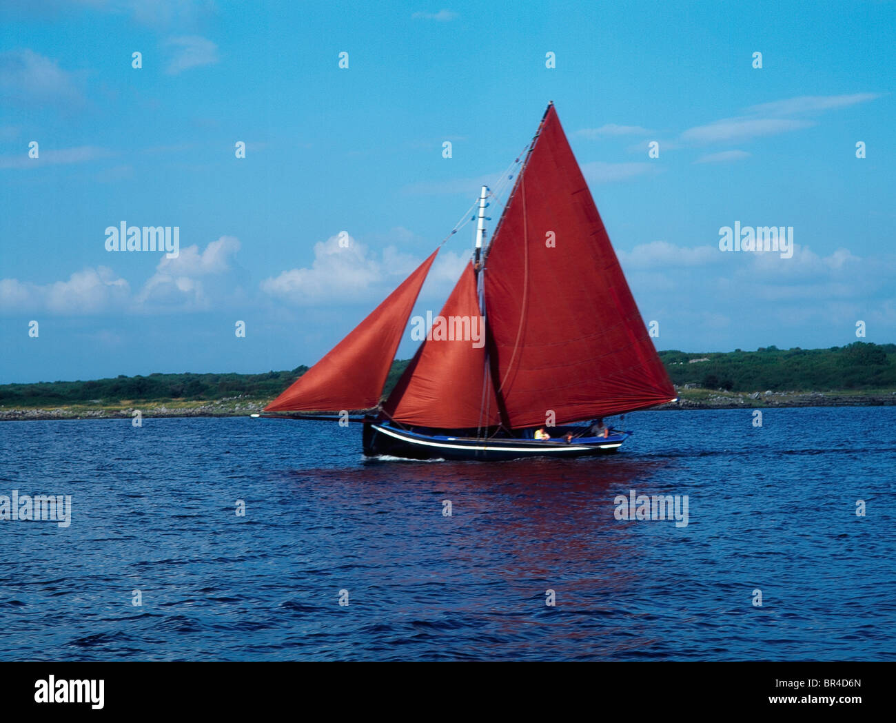 Kinvara, Co. Galway, Irland, Galway Hooker Stockfotografie Alamy