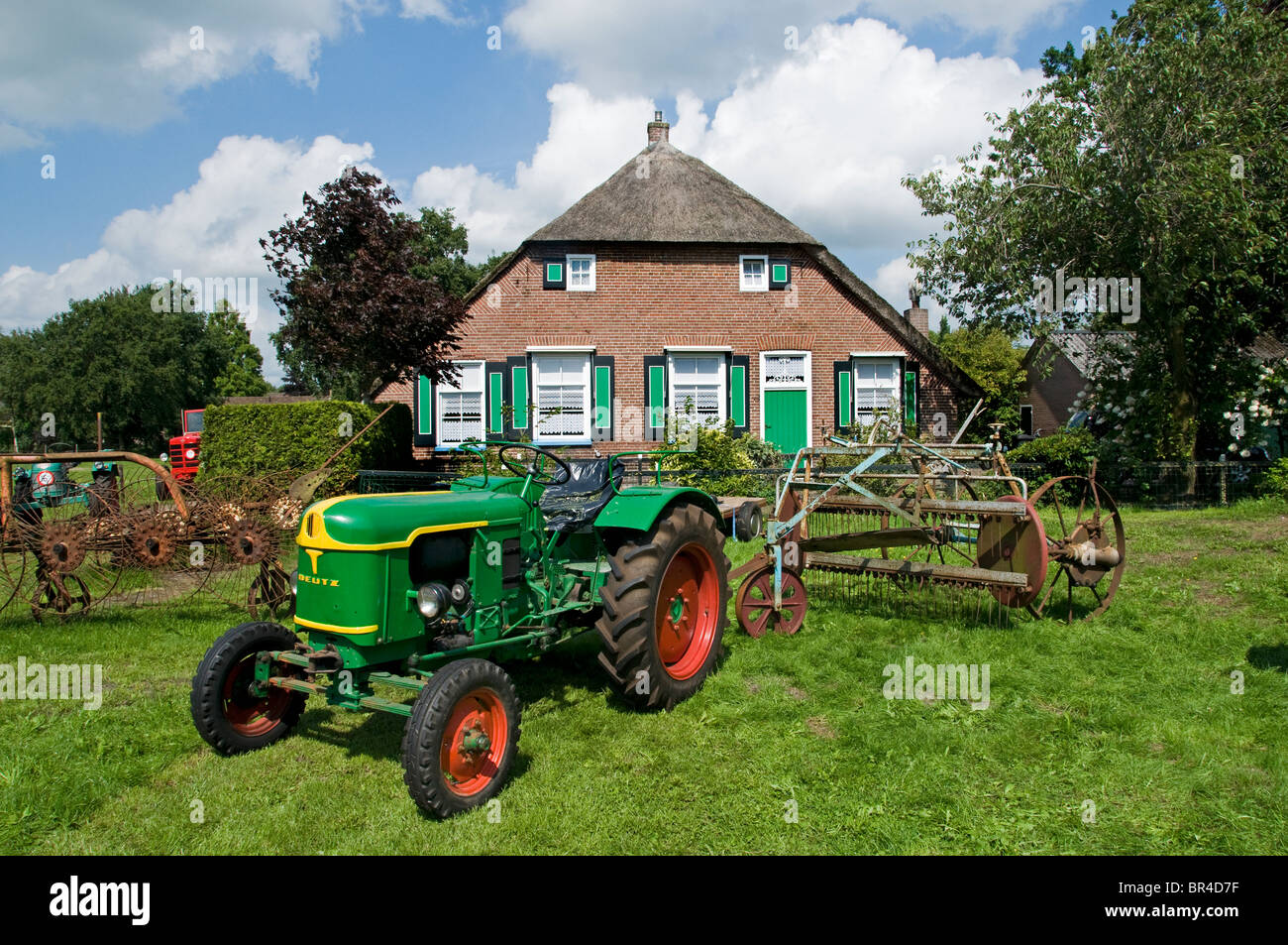 Staphorst Overijssel Niederlande Bauern Dorf calvinistische Kirche Tracht religiöse Stadt Stockfoto