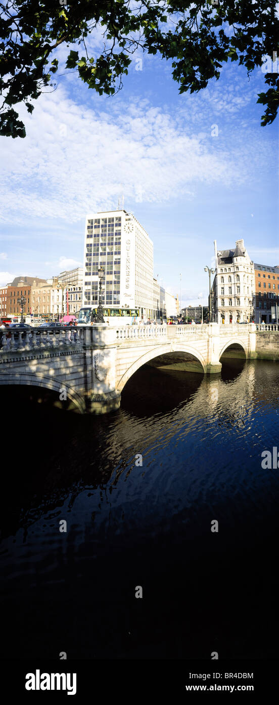 Dublin, Co. Dublin, Irland, O' Connell Street Bridge Stockfoto