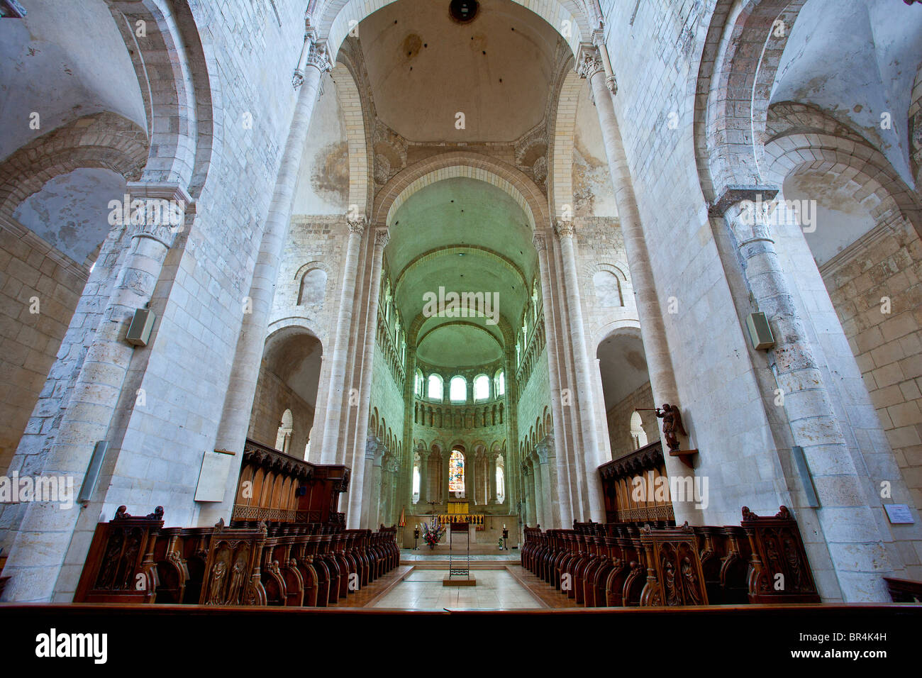 Europa, Frankreich, Saint-Benoit-Sur-Loire, Loiret (45) der Abtei Stockfoto