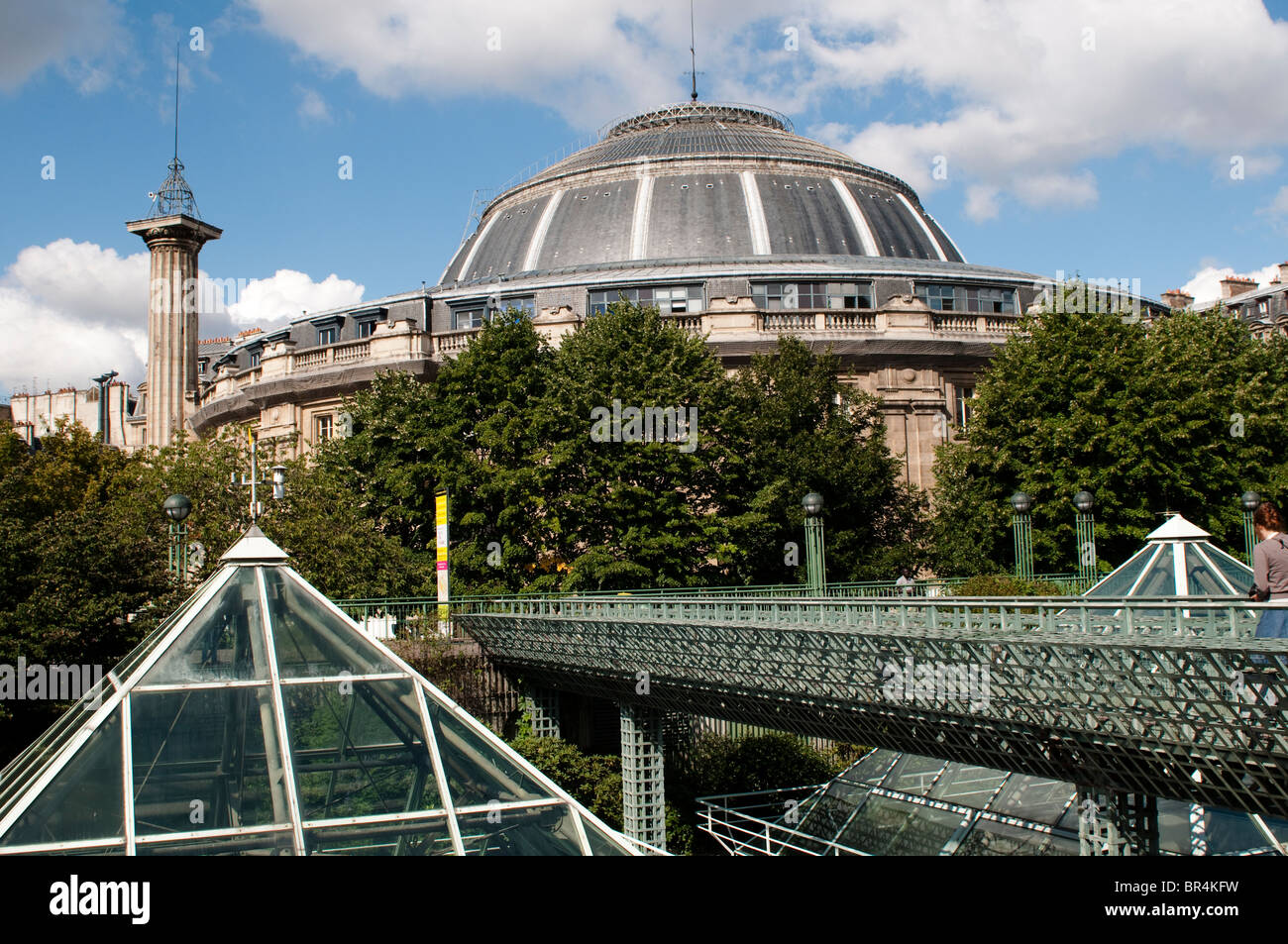 Bourse de Paris auch bekannt als das Palais Brongniart, Paris, Frankreich Stockfoto