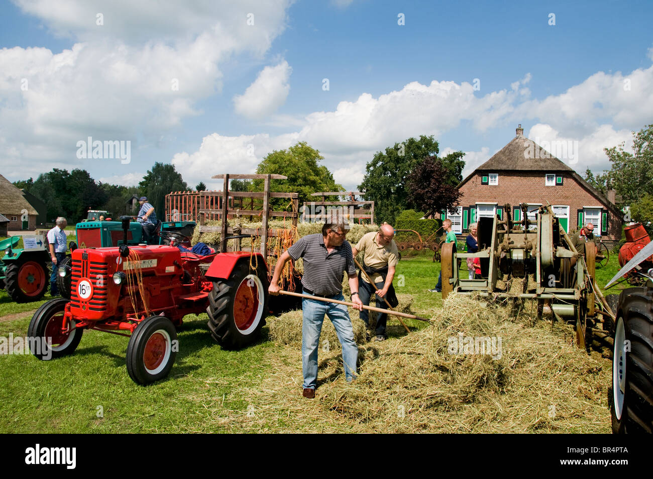 Staphorst Overijssel Niederlande Bauern Dorf calvinistische Kirche Tracht religiöse Stadt Stockfoto