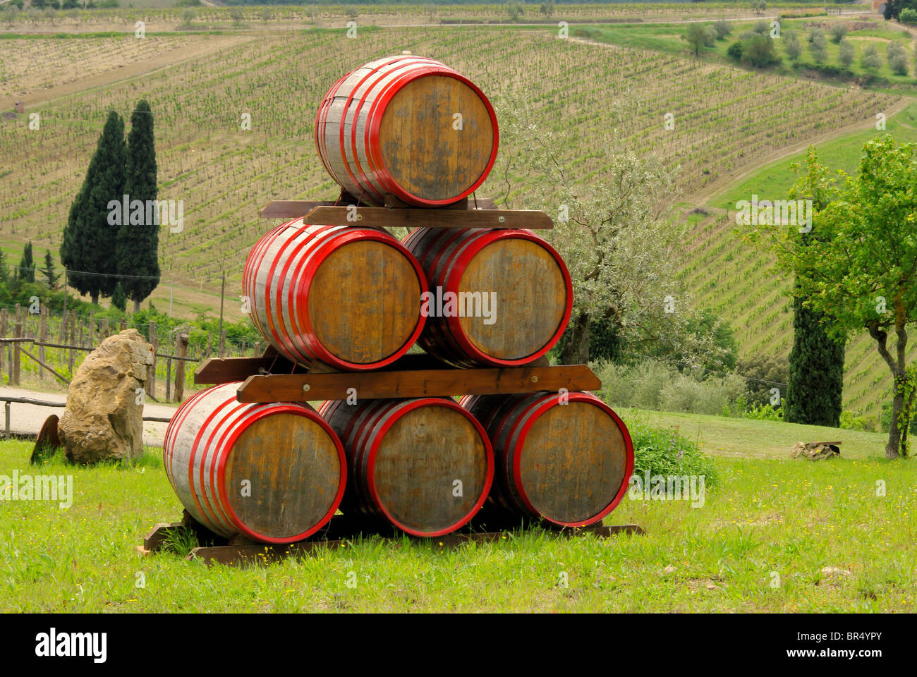 Weinfass - Weinfass 04 Stockfoto