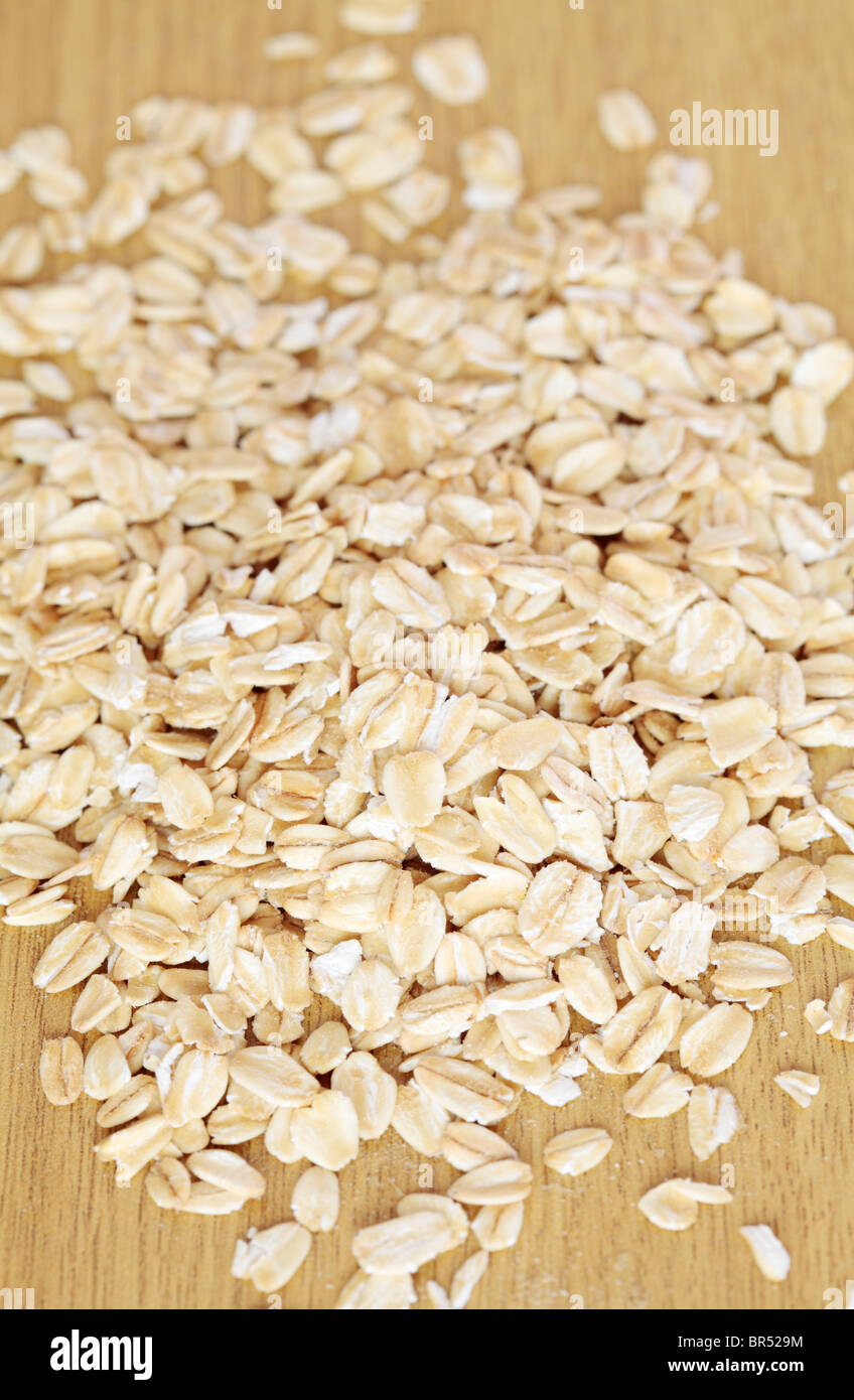 Ganze Haferflocken Stockfoto