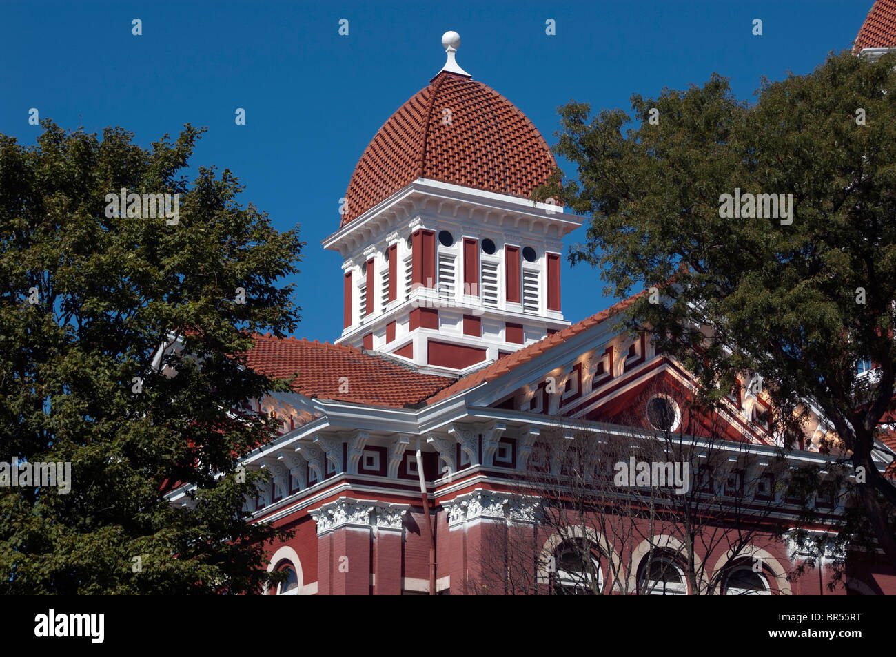 Das Court House Crown Point Indiana Usa Fruher Das Lake County Jail House Das John Dillinger Der Am 3 Marz 1934 Brach Stockfotografie Alamy