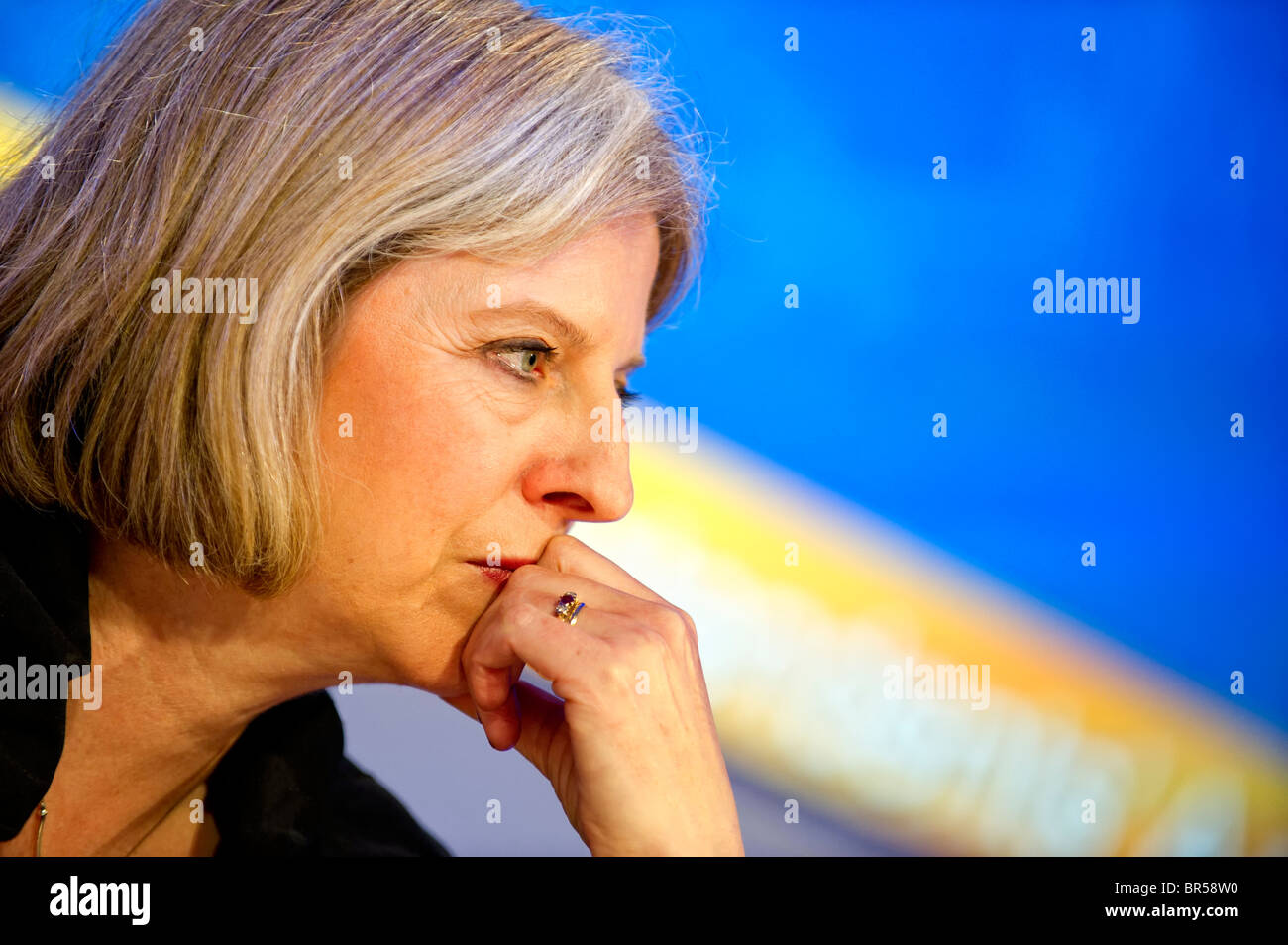 Der ehemalige britische Premierminister, Theresa May MP Stockfoto