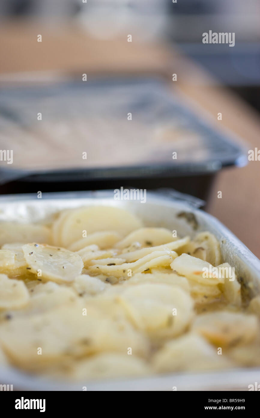 Fertiggerichte Essen Stockfoto