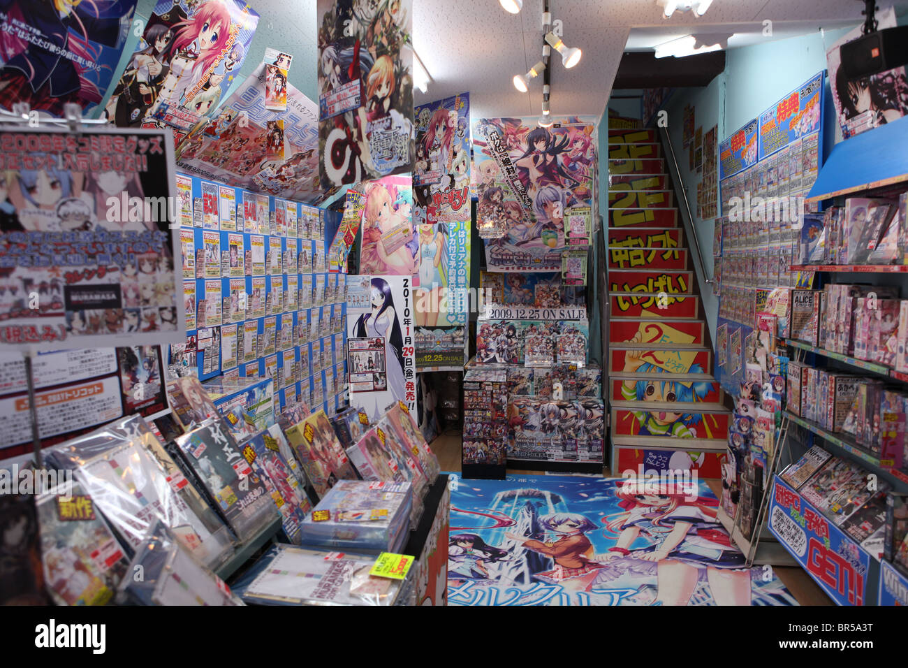 Manga Comic Store Osaka Japan Stockfoto