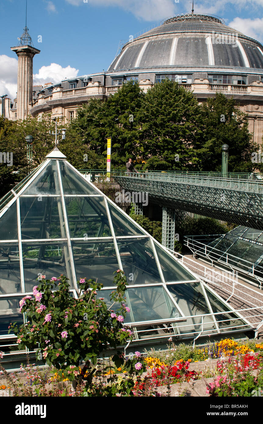 Bourse de Paris auch bekannt als das Palais Brongniart, Paris, Frankreich Stockfoto