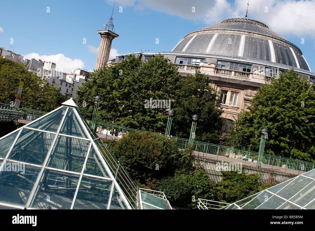 Bourse de Paris auch bekannt als das Palais Brongniart, Paris, Frankreich Stockfoto