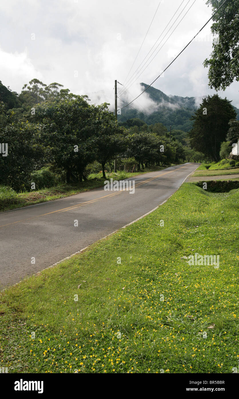 Landschaften der Provinz Chiriqui, orientalischen Region von Panama, in Boquete. Stockfoto