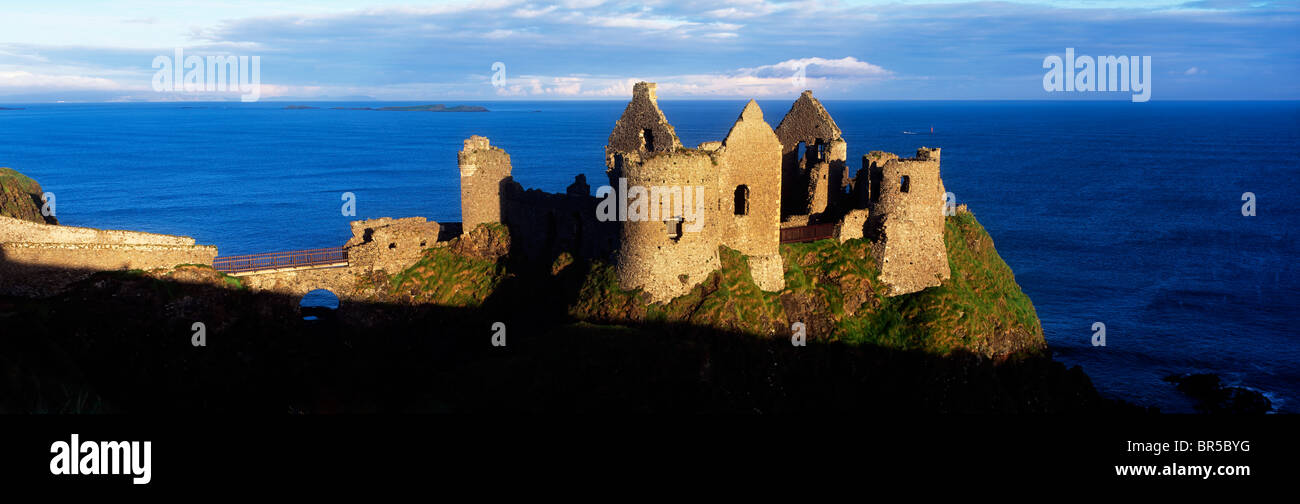 Co Antrim, Nordirland, Dunluce Castle Stockfoto