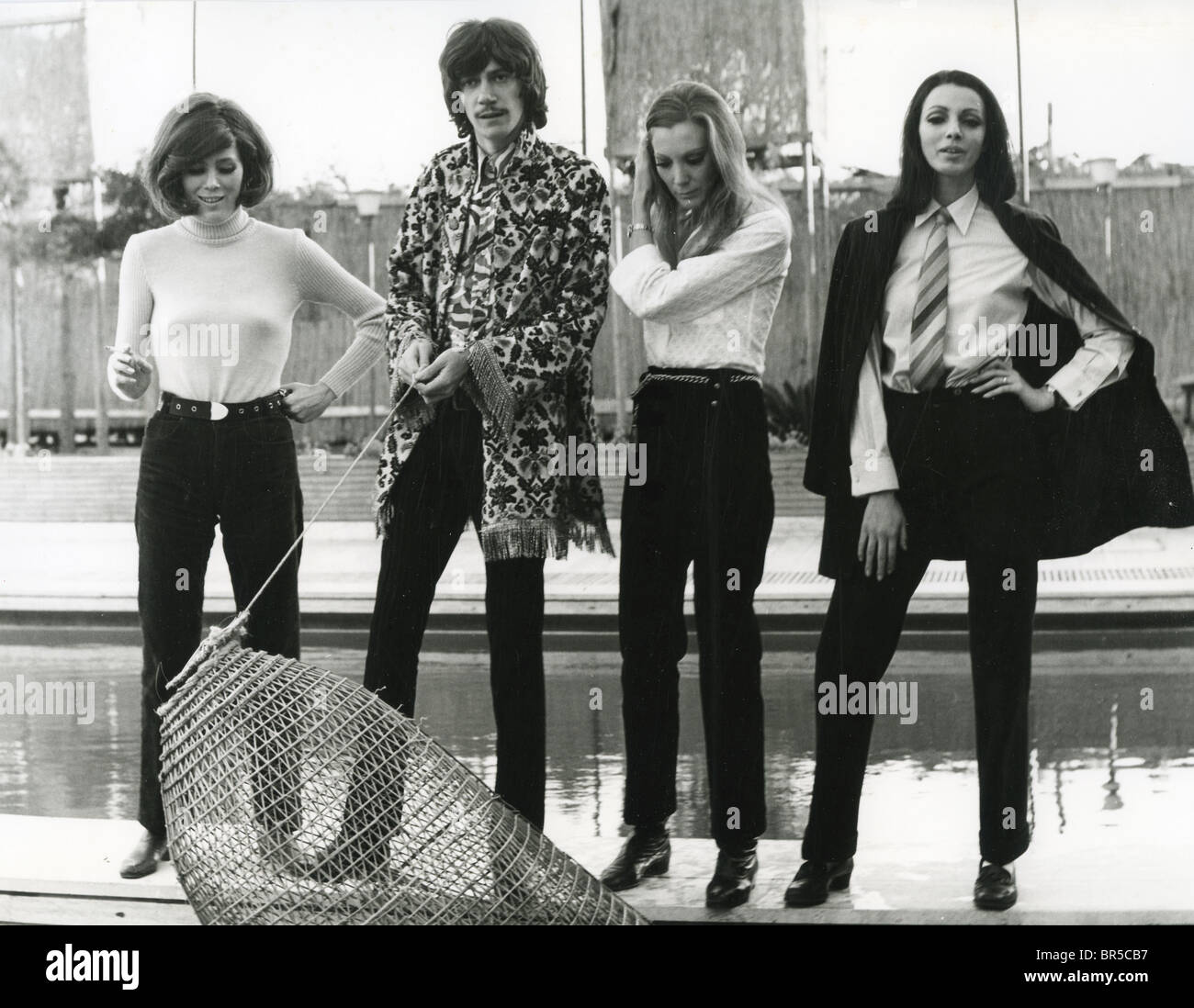 ANTOINE französischer Sänger und Komponist mit Modellen über 1967 Stockfoto