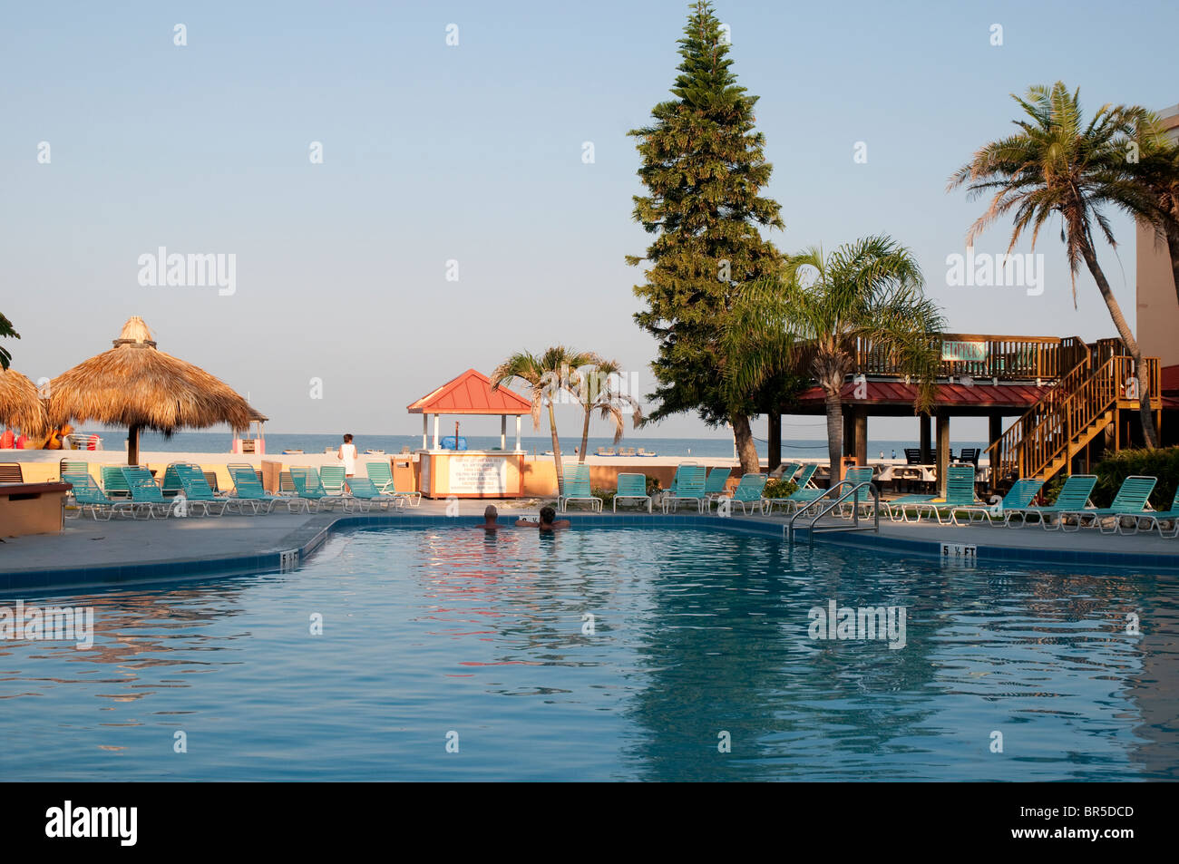 Hotel am St. Pete Beach in der Nähe von St.Petersburg Florida USA Stockfoto