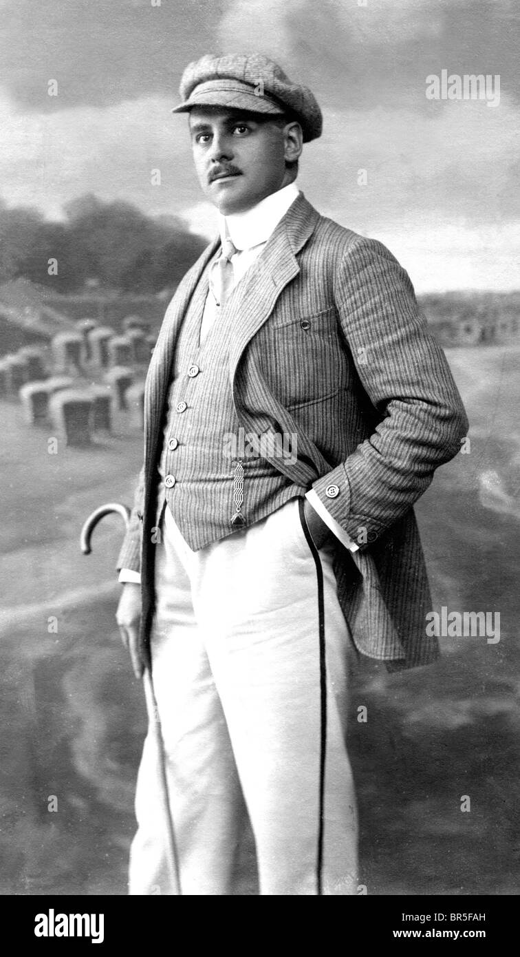 Historisches Foto, Mann in einem Anzug, Herrenmode, ca. 1926 Stockfoto