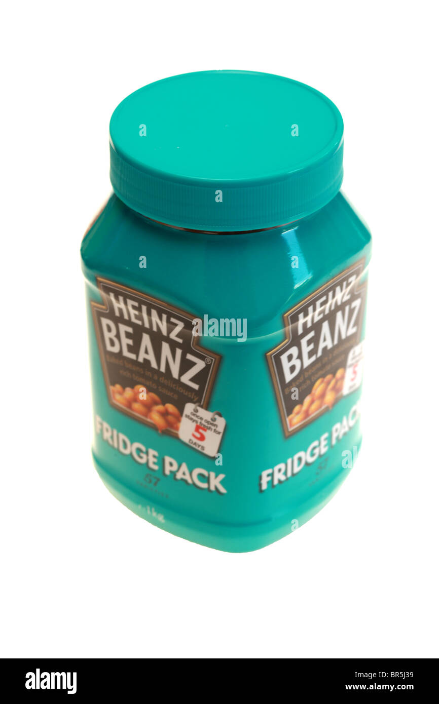 Heinz Beanz Kühlschrank Pack Stockfoto