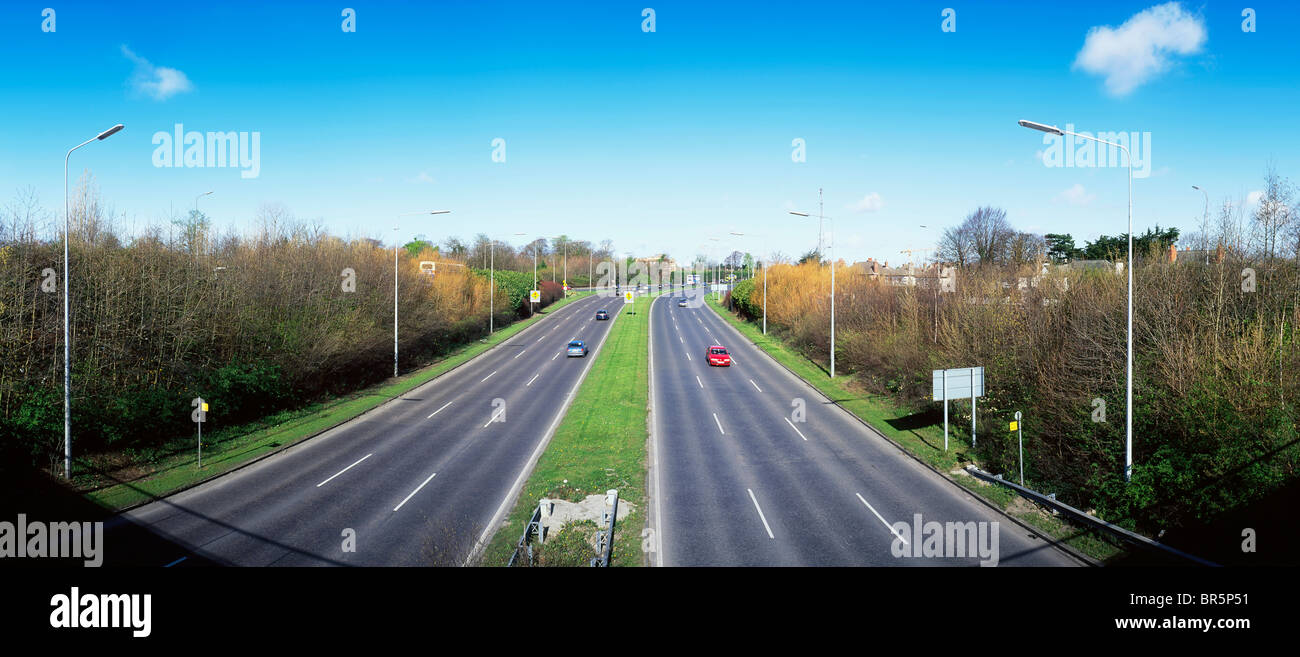 Stillorgan Schnellstraße, Irland, irische Hauptverkehrsstraßen Stockfoto