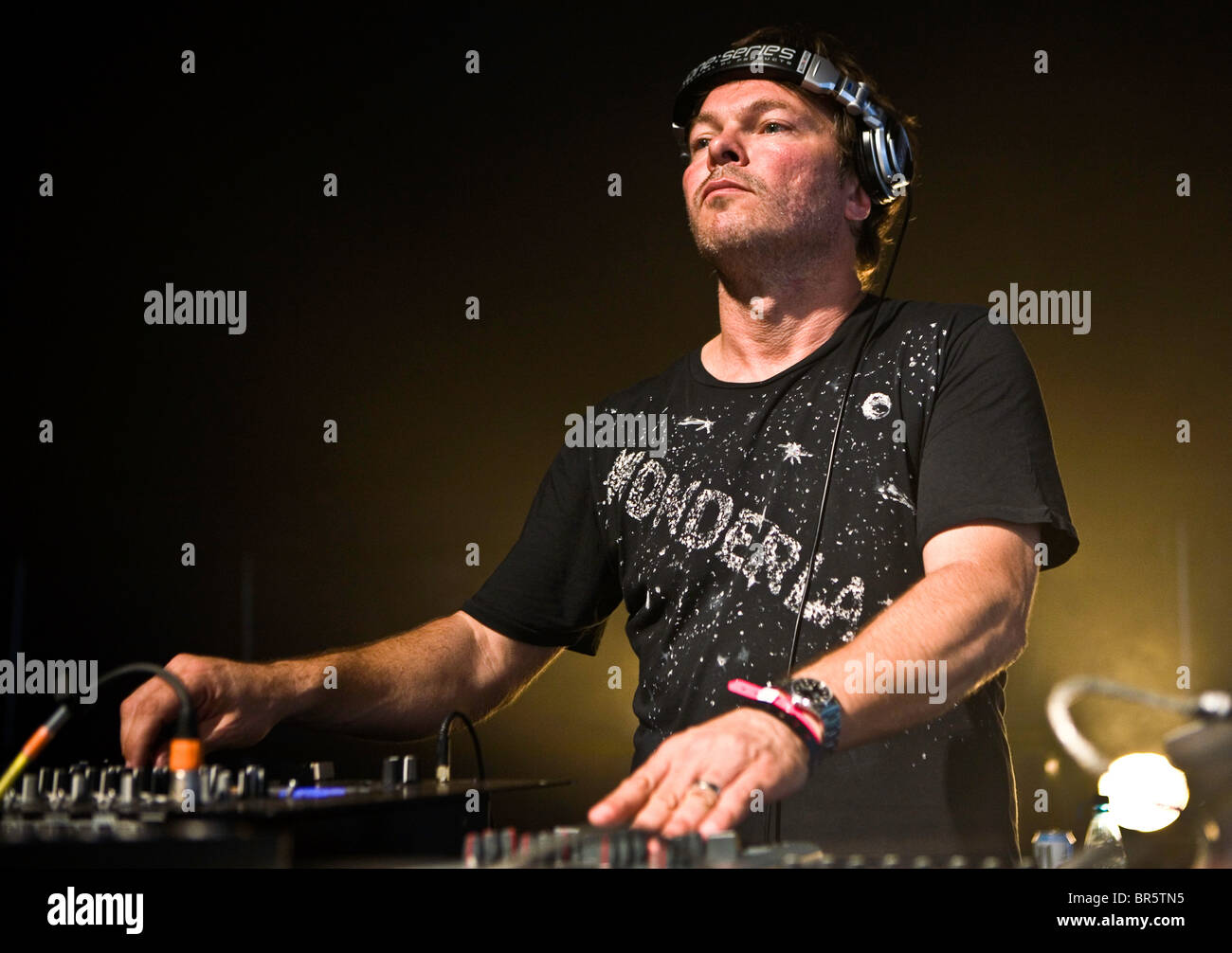 Pete Tong, DJ, beim Rockness Festival zu spielen. Stockfoto