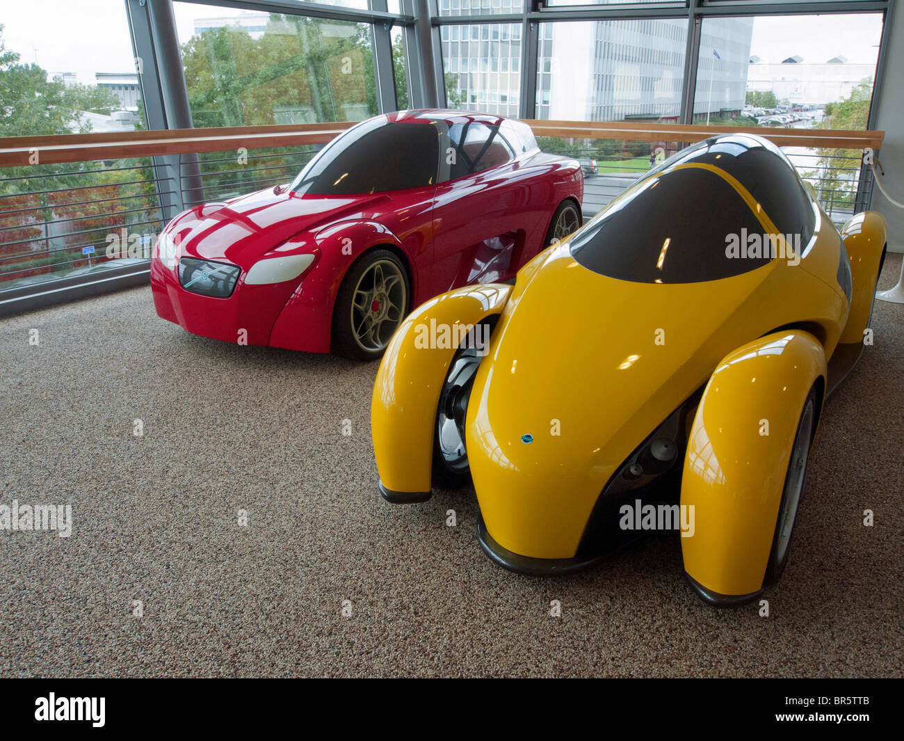 Prototyp-Autos auf dem Display im Volvo-Museum in Arendal in Göteborg Schweden Stockfoto