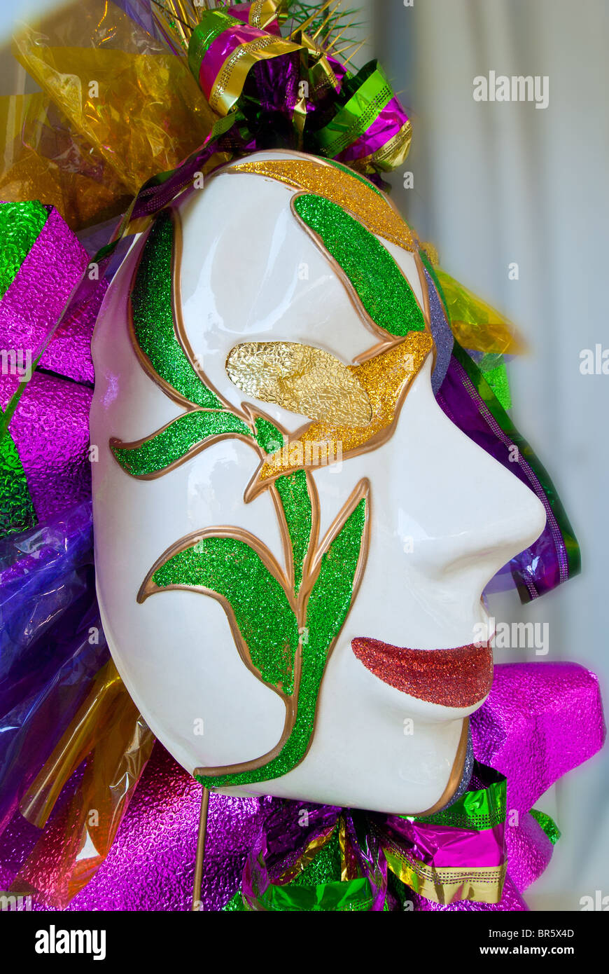 Karneval Masken aus der Faschingszeit in Mobile, Alabama, USA Stockfoto