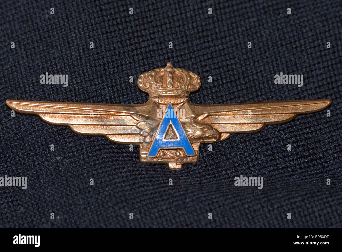 Italienische Luftwaffe 1937-1946 Piloten Flügel "Atlantici" Stockfoto