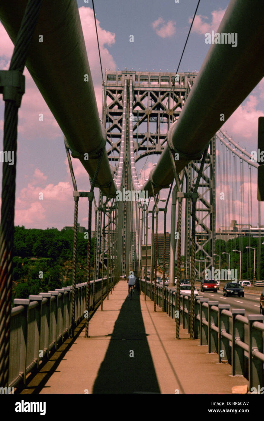 George Washington Bridge in New York City Stockfoto