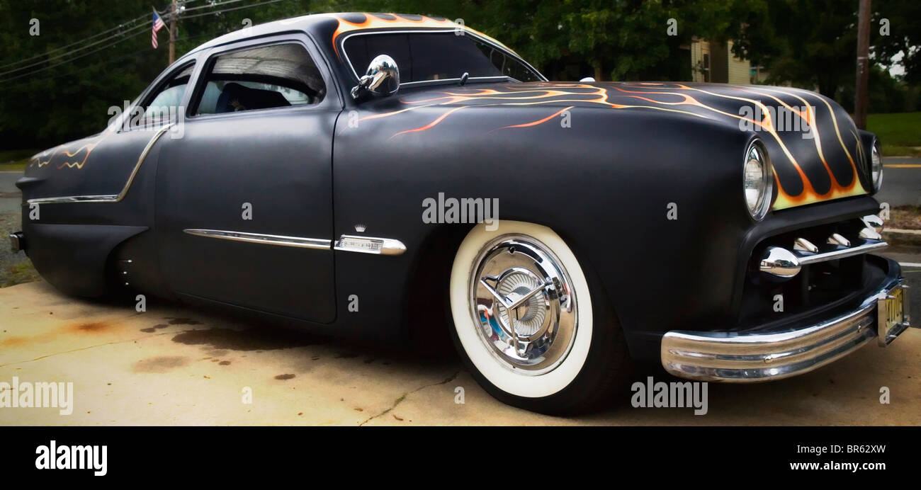 Hotrod bestehend aus verschiedene Autoteile. Stockfoto