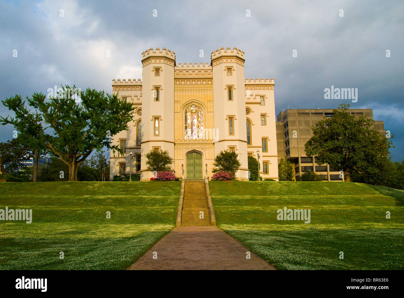 Louisianas Old State Capitol erbaut 1847, jetzt Museum der politischen Geschichte, Baton Rouge, Louisiana, USA Stockfoto