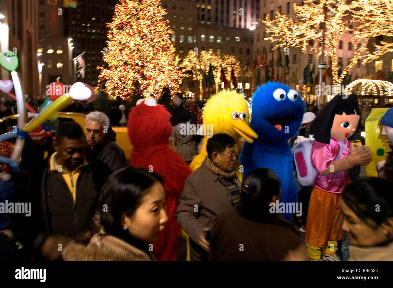 weihnachtszeit in New York Stockfoto