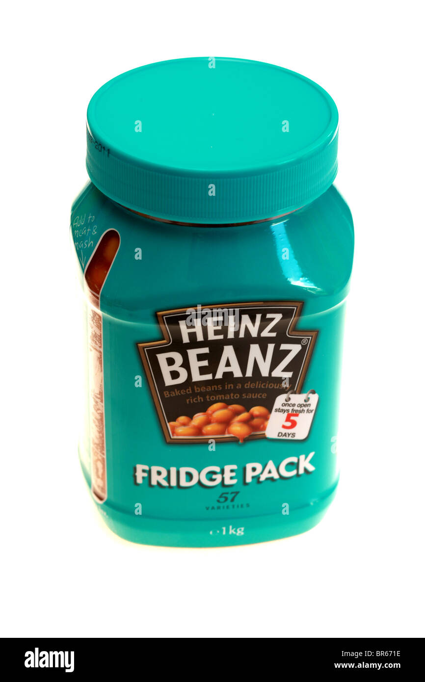 Heinz Beanz Kühlschrank Pack Stockfoto