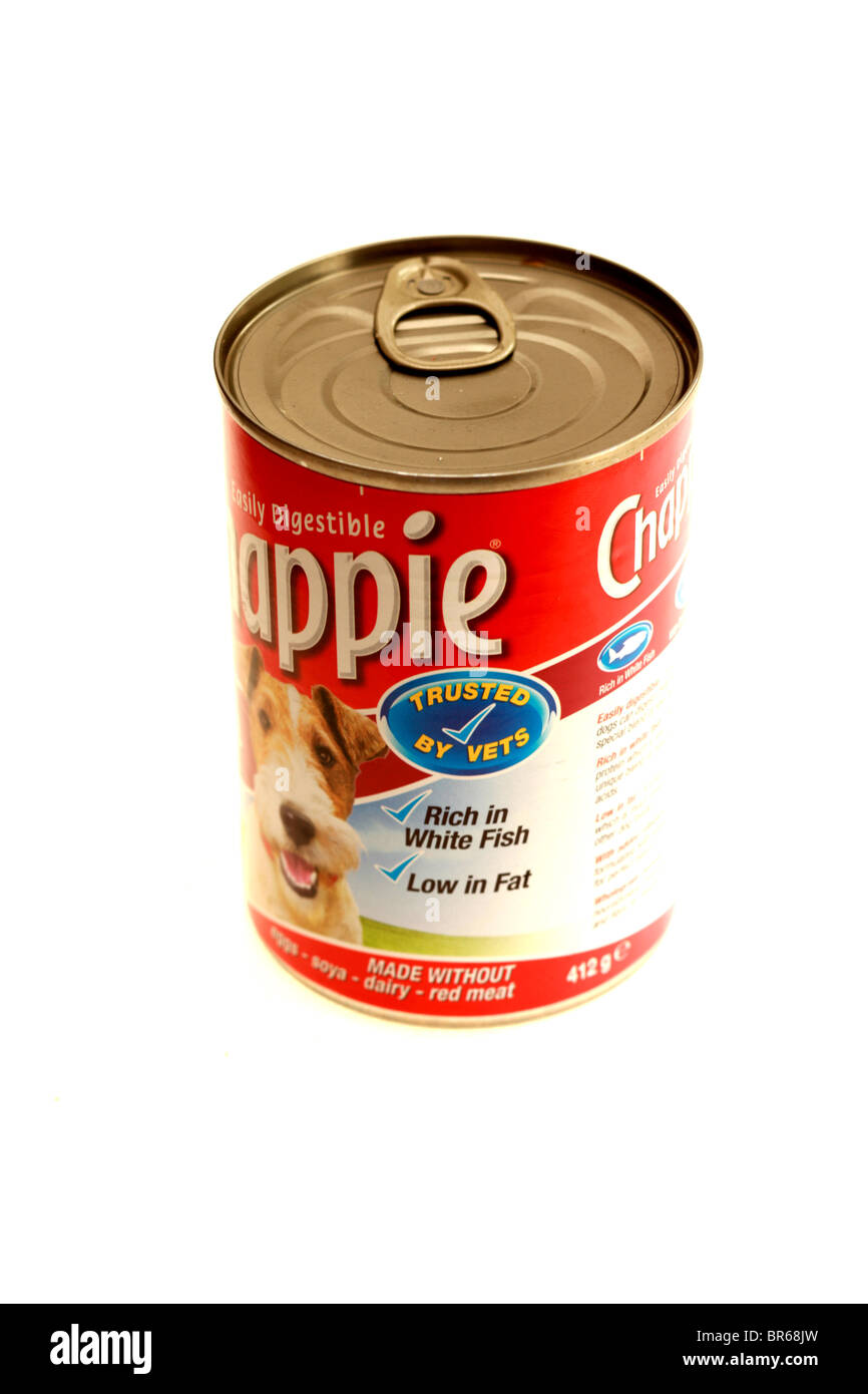 Dose mit Chappie Hundefutter Stockfotografie - Alamy