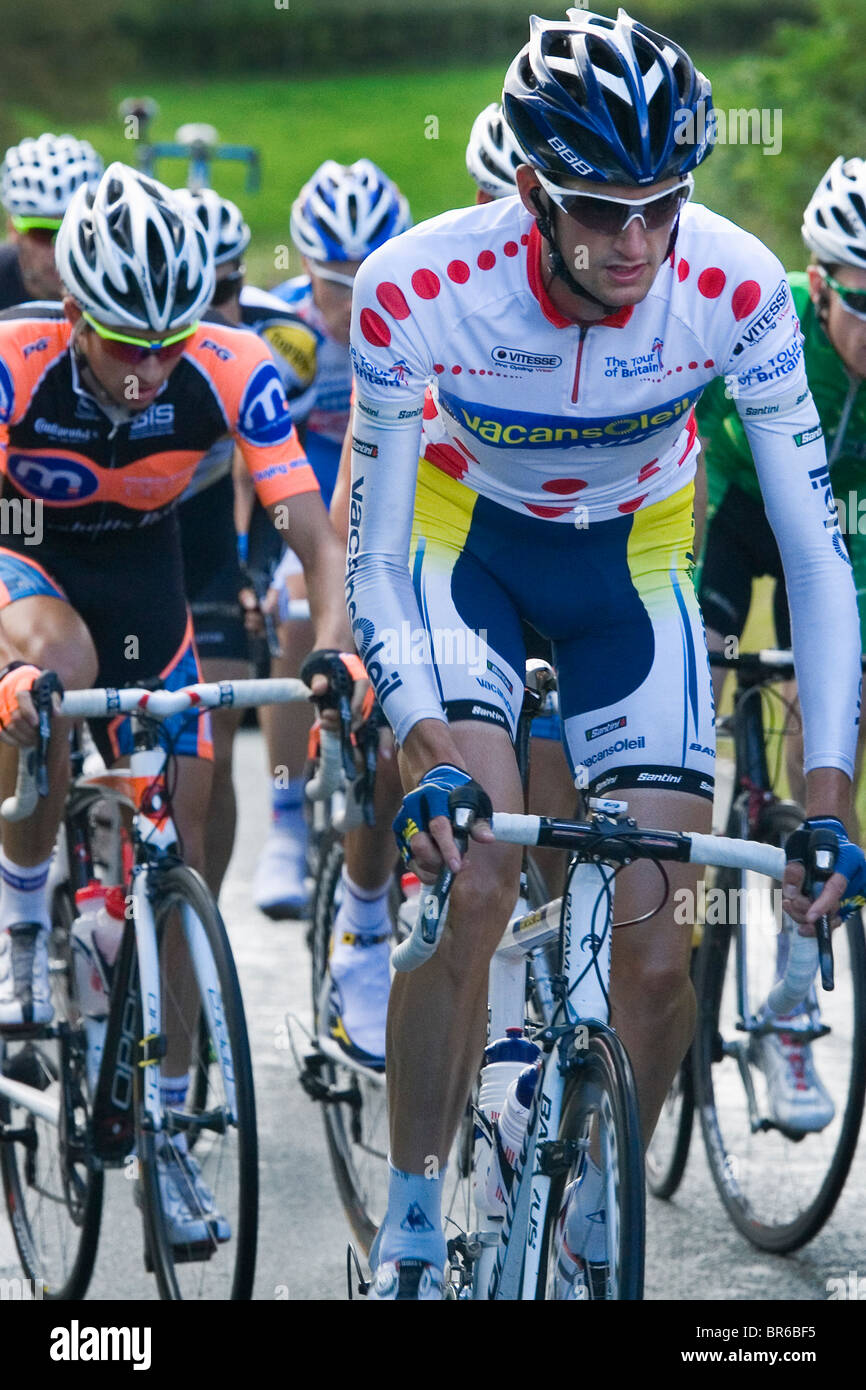Tour durch Großbritannien Radrennen, Stufe 2, Stoke-on-Trent, durch den Peak District. Stockfoto