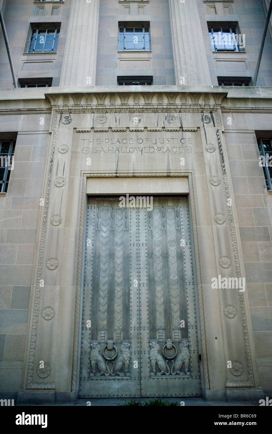 Justizministerium in Washington d.c. Stockfoto