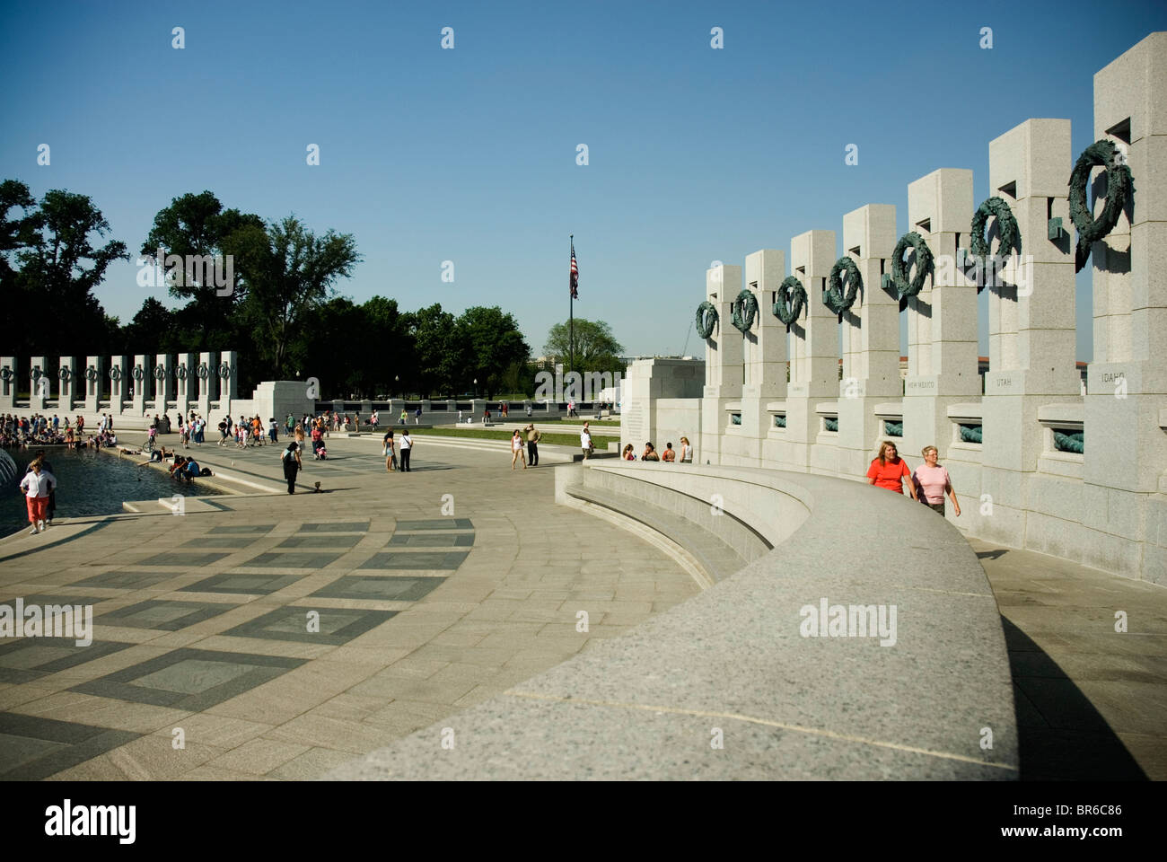 Zweiter Weltkrieg-Denkmal Stockfoto