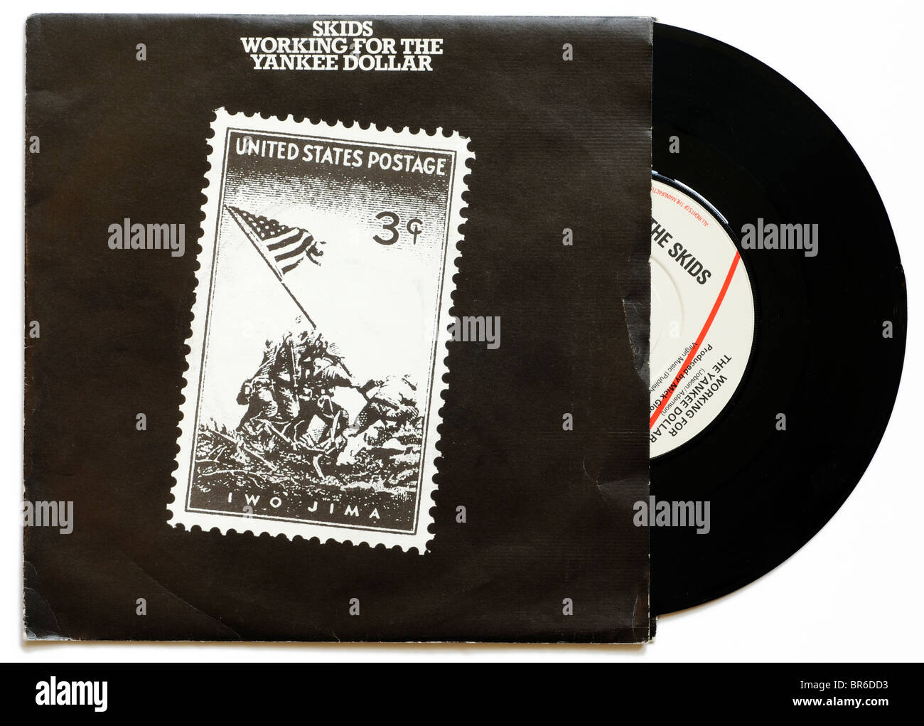 Die Kufen für die Yankee-Dollar Single arbeiten Stockfoto